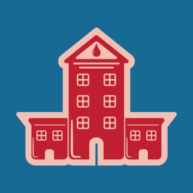 Basit grafik simgesi vektör illüstrasyonu