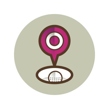 işaretçinin yaratıcı vektör illüstrasyonu