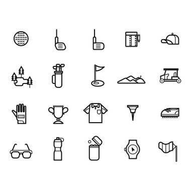 Simgeli basit biçimlendirilmiş pankart, vektör illüstrasyonu