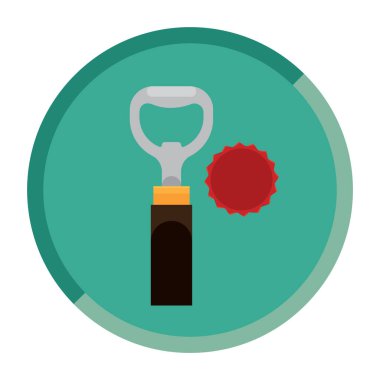 Simge ve vektör illüstrasyonlu basit biçimlendirilmiş pankart