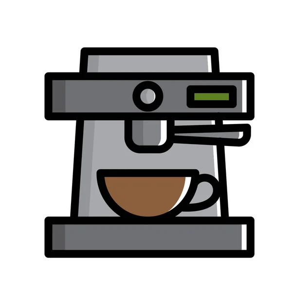 Coffee Vector Illustration Icon Element Background — Stock Vector