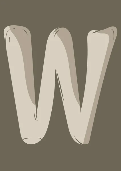 Illustration Vectorielle Lettre Abc Alphabet — Image vectorielle