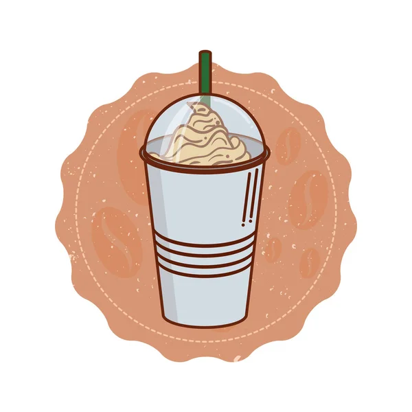 Drink Vektor Illustration Icon Element Hintergrund — Stockvektor