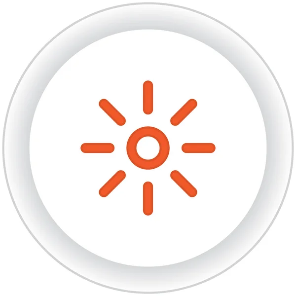 Icono Botón Ilustración Vectorial — Vector de stock