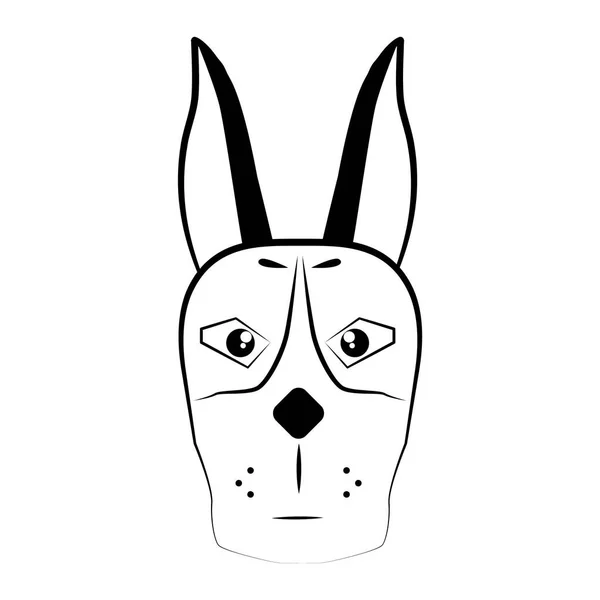 Векторная Иллюстрация Значка Собаки — стоковый вектор