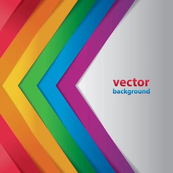 Rainbow Background Vector Illustration — Stock Vector