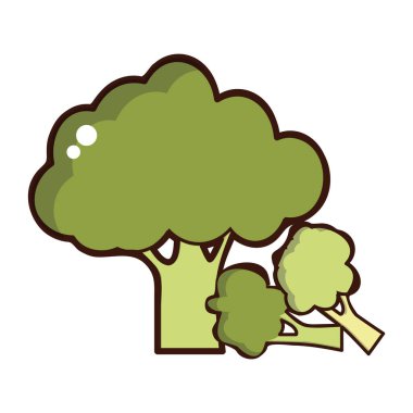 Brokolinin modern grafik çizimi