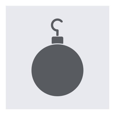 Bombanın modern grafik simgesi çizimi