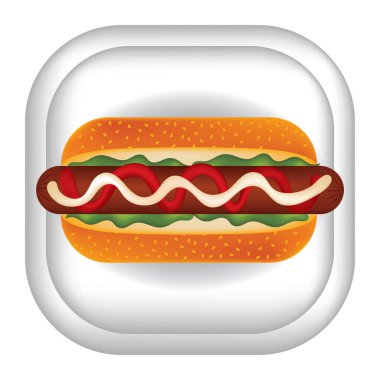 ABD şablonu, vektör illüstrasyonu