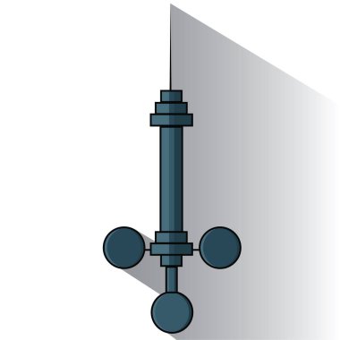 Basit grafik simgesi vektör illüstrasyonu 