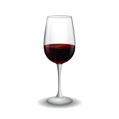 Şarap simgeleri ve vektör illüstrasyonlu basit biçimlendirilmiş pankart