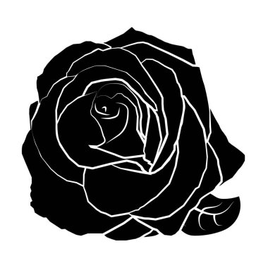 Çiçek simgesi ve vektör illüstrasyonlu basit biçimlendirilmiş pankart