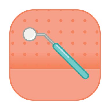 Simgeli basit biçimlendirilmiş pankart, vektör illüstrasyonu