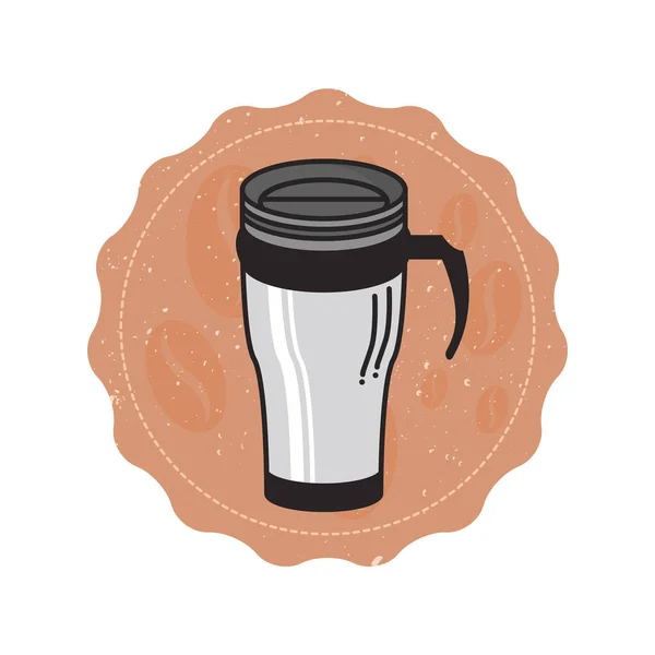 Кофе Векторная Иллюстрация Напитков Иконка Фон — стоковый вектор