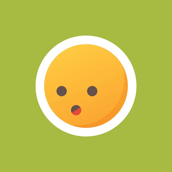Banner Estilizado Simple Con Emoji Ilustración Vectorial — Vector de stock