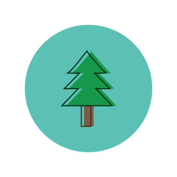 Ilustração Vetorial Criativa Árvore — Vetor de Stock