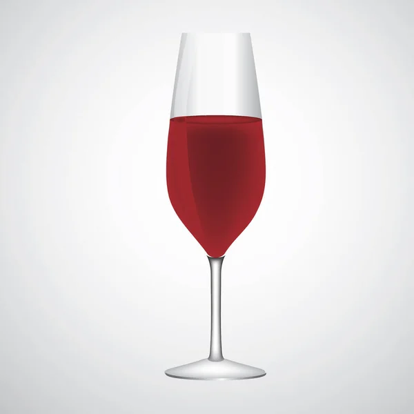 Bannière Stylisée Simple Avec Icônes Vin Illustration Vectorielle — Image vectorielle