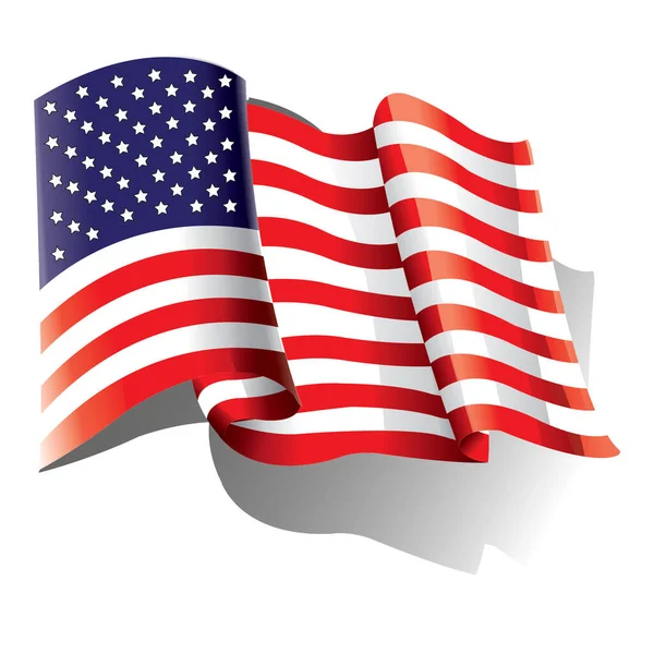 Usa Vector Illustratie Icoon Element Achtergrond — Stockvector