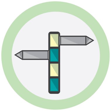 lojistik ikon vektör illüstrasyonu