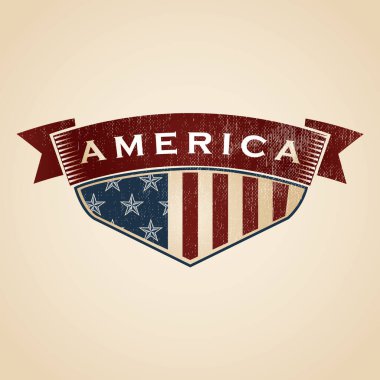 ABD işareti, vektör illüstrasyonu