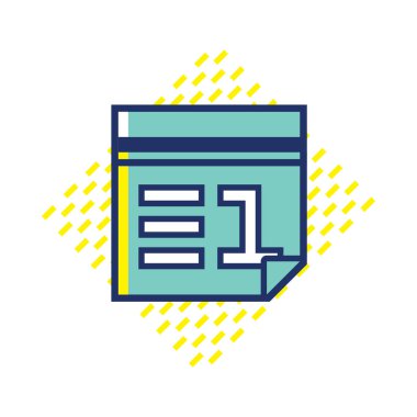 Vektör illüstrasyonu, simge ögesi arkaplanı