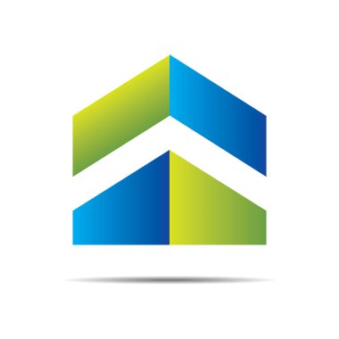 Basit grafik simgesi vektör illüstrasyonu