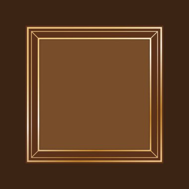 Simgeli basit biçimlendirilmiş pankart, vektör illüstrasyonu