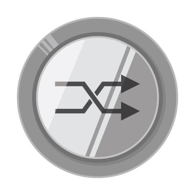  düğme simgesi, vektör çizimi 