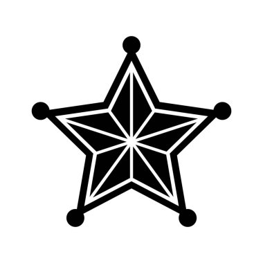 yıldız basit renk vektörü çizimi