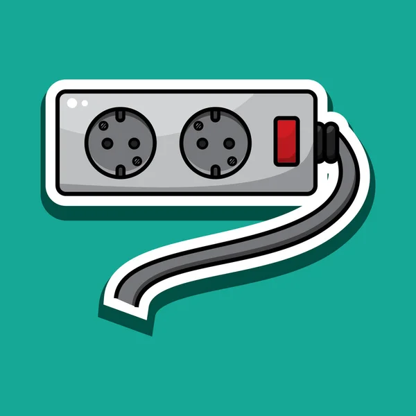 Electricidad Energía Ilustración Vectorial — Archivo Imágenes Vectoriales