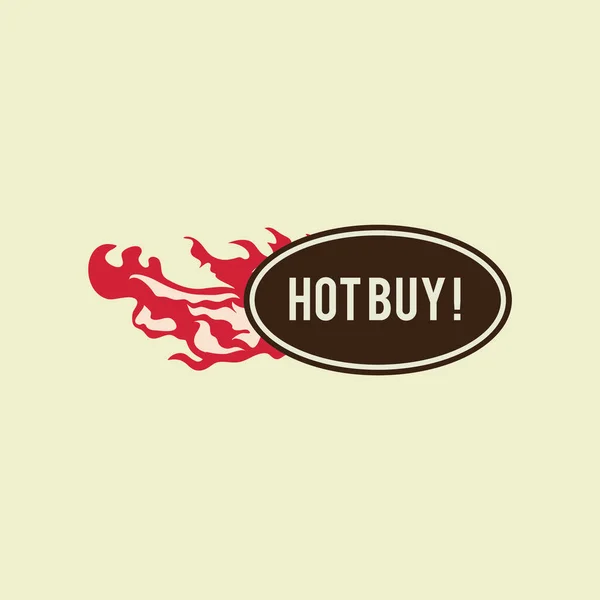 Hot Buy Vetor Ilustração Ícone Elemento Fundo —  Vetores de Stock