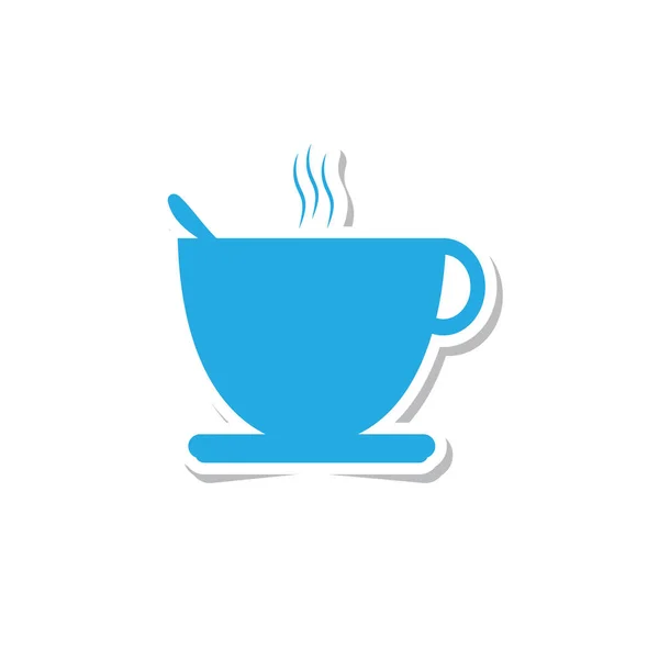 Cup Vektor Illustration Icon Element Hintergrund — Stockvektor