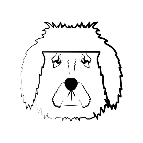 Perro Signo Icono Vector Ilustración — Vector de stock