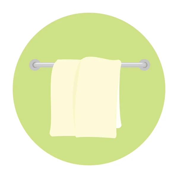 Moderne Grafische Vektor Illustration Des Handtuchs — Stockvektor