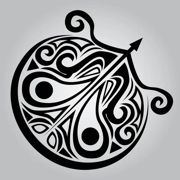 Икона Племенной Татуировки — стоковый вектор