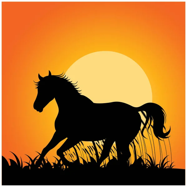 Лошадь Животное Веб Значок Графические Векторные Иллюстрации — стоковый вектор