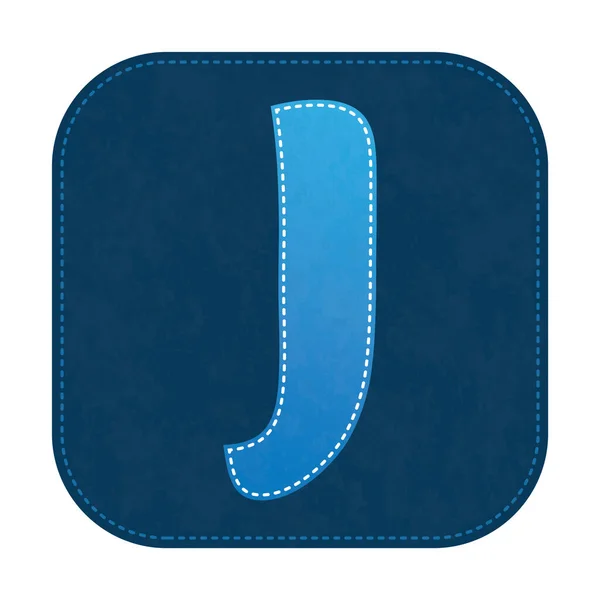 青い文字 アルファベットのグラフィックベクトルのイラスト Abc — ストックベクタ