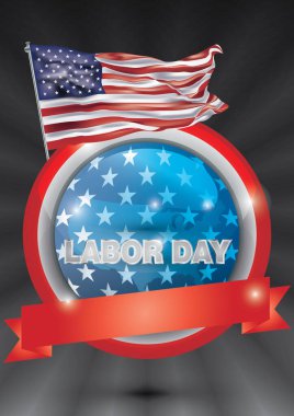 ABD vektör illüstrasyonu, simge element arkaplanı