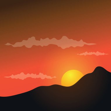 Basit grafik simgesi vektör illüstrasyonu