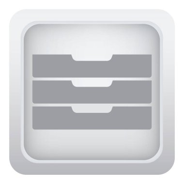 Dizinlerin modern grafik simgesi çizimi