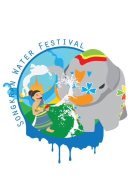 Simge ve vektör illüstrasyonlu basit biçimlendirilmiş pankart