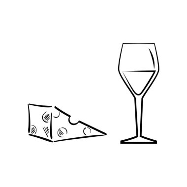 Simgeli basit biçimlendirilmiş pankart, vektör illüstrasyonu