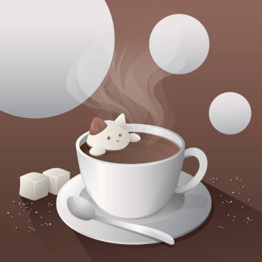 Vektör illüstrasyonu, simge ögesi arkaplanı