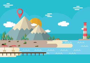 Vektör illüstrasyonu, simge ögesi 