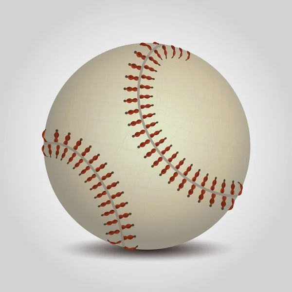Modern Grafisk Ikon Vektor Illustration Baseball — Stock vektor