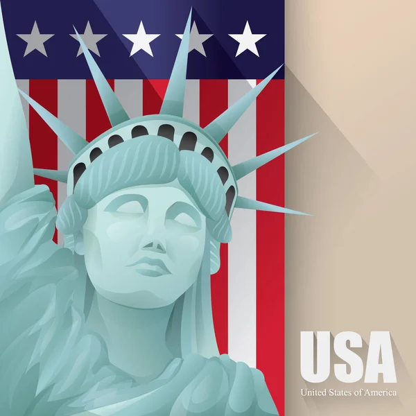 Usa Illustration Vectorielle Fond Élément Icône — Image vectorielle