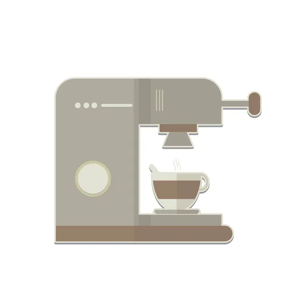 Ilustración Vector Icono Café — Archivo Imágenes Vectoriales