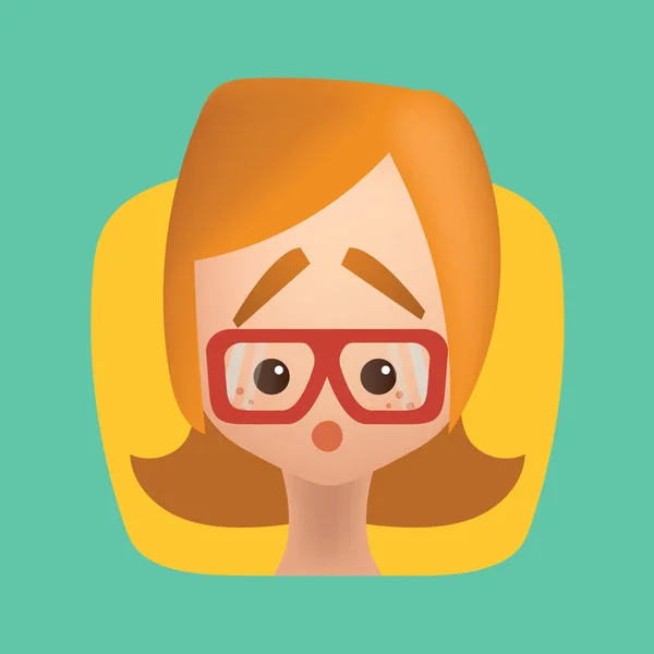 Avatar Vektor Illustration Icon Element Hintergrund — Stockvektor