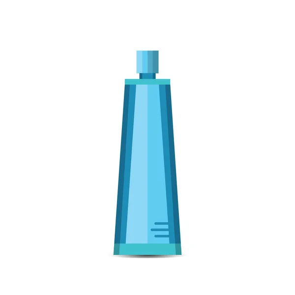 Vector Creativo Ilustración Botella Azul — Vector de stock