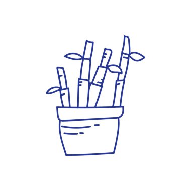 botanik ağacı, yapraklar, basit web simgesi, grafik vektör illüstrasyonu